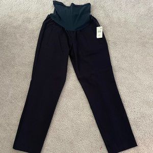 NWT A Pea in the Pod Navy, MATERNITY Dress Pants (M)